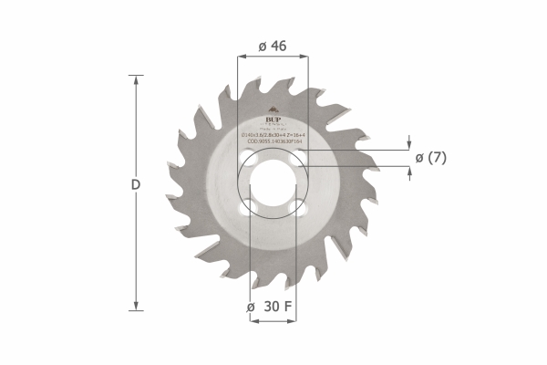 Serra Destopadora para Coladeiras de Borda Biesse IT90 D140 - Image 3