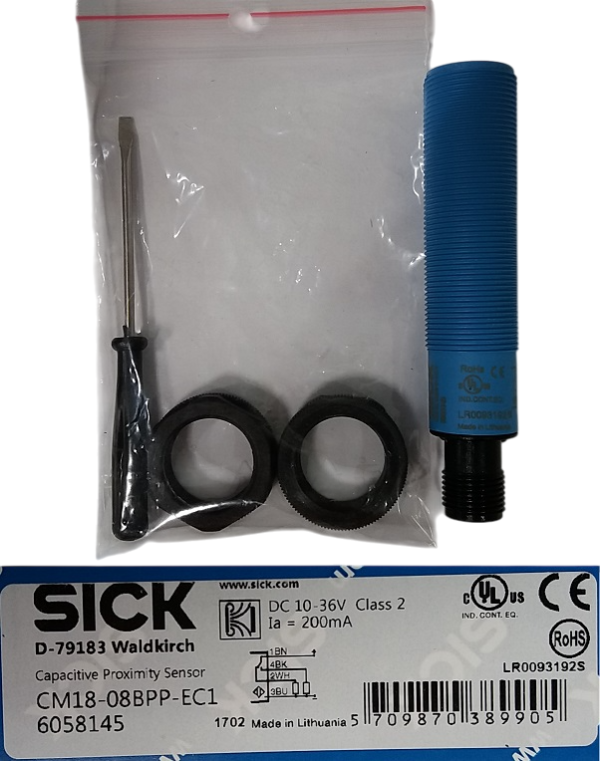 2164A0802 - SENSOR CM18-08BPP-EC1 M12-8MM